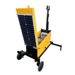 Semafoare lucrari 3 lampi 200mm diametru - alimentare solara 30W Semafoare lucrari 3 lampi 200mm diametru - alimentare solara 30W